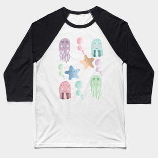 Ocean Doodles #1 Baseball T-Shirt